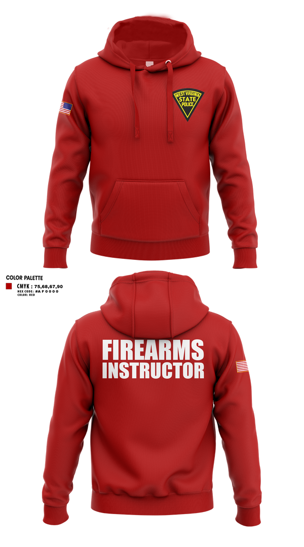 Hoodie, West Virginia State Police, Police, Teamtime, Team time, sublimation, custom sports apparel, team uniforms, spirit wear, spiritwear, sports uniforms, custom shirts, team store, custom team store, fundraiser sports, apparel fundraiser