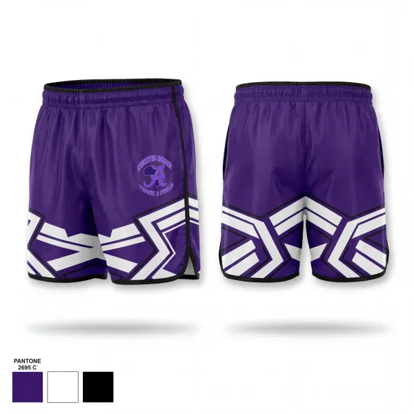 Track Shorts, CAEC Africentric Nubians, Track & Field, Teamtime, Team time, sublimation, custom sports apparel, team uniforms, spirit wear, spiritwear, sports uniforms, custom shirts, team store, custom team store, fundraiser sports, apparel fundraiser