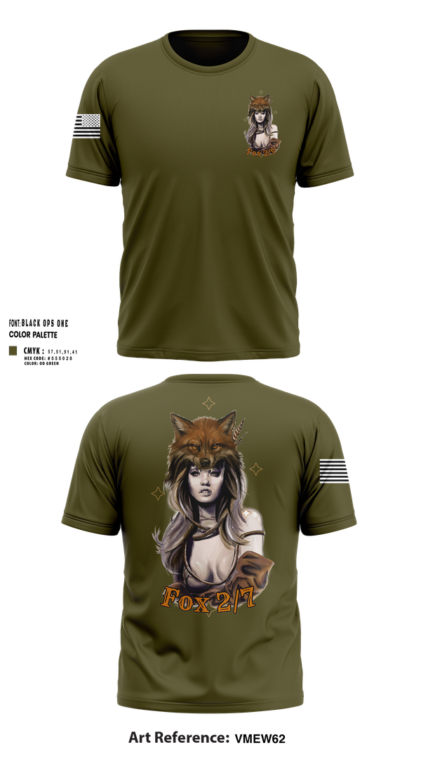Short Sleeve Performance Shirt, Fox 2/7, Marines, Teamtime, Team time, sublimation, custom sports apparel, team uniforms, spirit wear, spiritwear, sports uniforms, custom shirts, team store, custom team store, fundraiser sports, apparel fundraiser