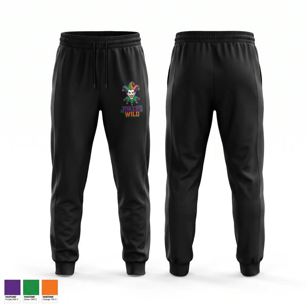 Sweatpants, “JOKERS WILD”, , Teamtime, Team time, sublimation, custom sports apparel, team uniforms, spirit wear, spiritwear, sports uniforms, custom shirts, team store, custom team store, fundraiser sports, apparel fundraiser