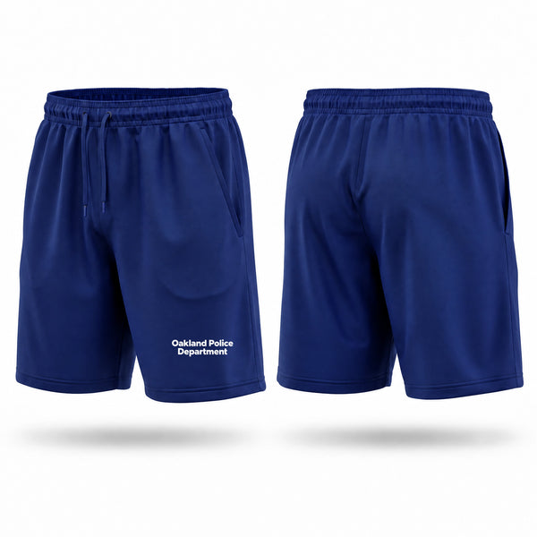 Athletic Shorts With Pockets, Oakland Police Department, Police, Teamtime, Team time, sublimation, custom sports apparel, team uniforms, spirit wear, spiritwear, sports uniforms, custom shirts, team store, custom team store, fundraiser sports, apparel fundraiser