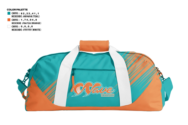 Duffle Bag, Wave Fastpitch, Softball, Teamtime, Team time, sublimation, custom sports apparel, team uniforms, spirit wear, spiritwear, sports uniforms, custom shirts, team store, custom team store, fundraiser sports, apparel fundraiser