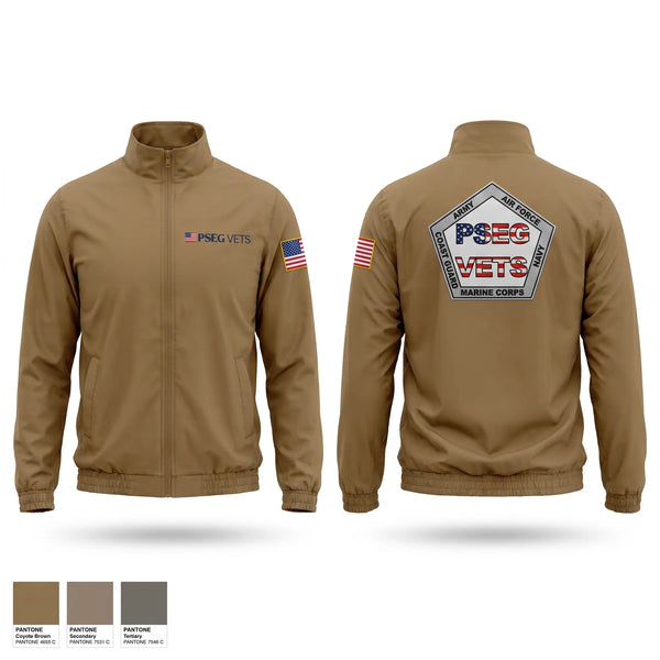 Windbreaker, PSEG VETS, Army, Teamtime, Team time, sublimation, custom sports apparel, team uniforms, spirit wear, spiritwear, sports uniforms, custom shirts, team store, custom team store, fundraiser sports, apparel fundraiser