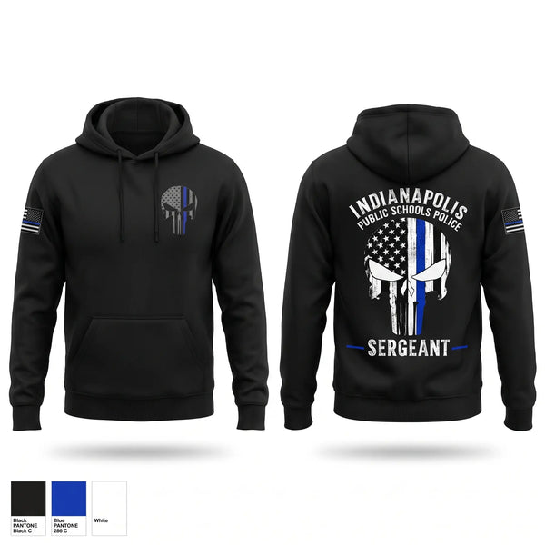 Hoodie, Indianapolis Public Schools Police Department, Police, Teamtime, Team time, sublimation, custom sports apparel, team uniforms, spirit wear, spiritwear, sports uniforms, custom shirts, team store, custom team store, fundraiser sports, apparel fundraiser