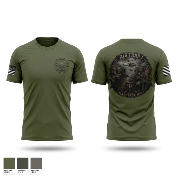 Short Sleeve Performance Shirt, 2/5 TRAP 1, Marines, Teamtime, Team time, sublimation, custom sports apparel, team uniforms, spirit wear, spiritwear, sports uniforms, custom shirts, team store, custom team store, fundraiser sports, apparel fundraiser