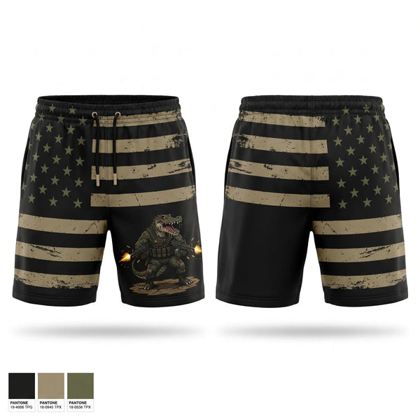 Athletic Shorts With Pockets, A Co 2-325 AIR, Army, Teamtime, Team time, sublimation, custom sports apparel, team uniforms, spirit wear, spiritwear, sports uniforms, custom shirts, team store, custom team store, fundraiser sports, apparel fundraiser