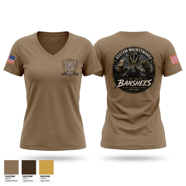 Womens Short Sleeve Vneck Shirt, 1-62 bravo, Army, Teamtime, Team time, sublimation, custom sports apparel, team uniforms, spirit wear, spiritwear, sports uniforms, custom shirts, team store, custom team store, fundraiser sports, apparel fundraiser