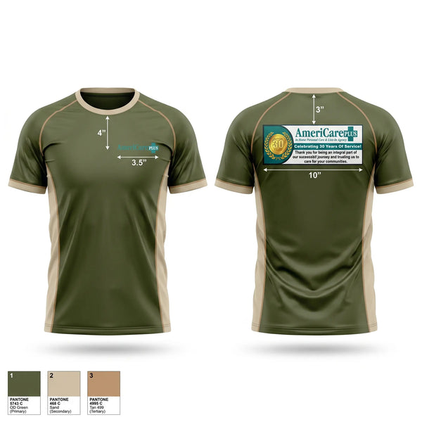 Short Sleeve Performance Shirt, Americare Plus, , Teamtime, Team time, sublimation, custom sports apparel, team uniforms, spirit wear, spiritwear, sports uniforms, custom shirts, team store, custom team store, fundraiser sports, apparel fundraiser