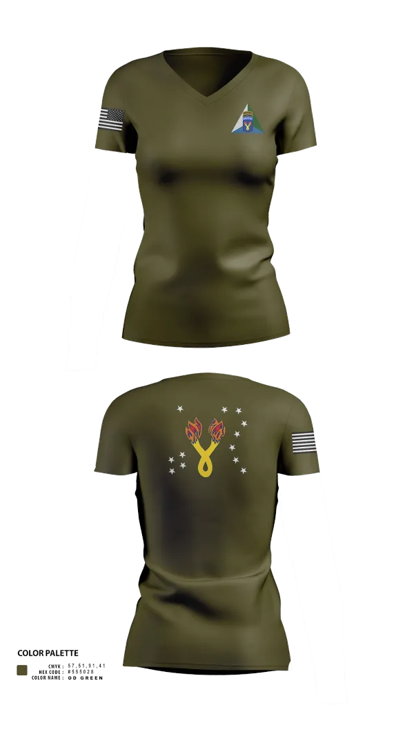 Womens Short Sleeve Vneck Shirt, 196th IN BDE (JPMRC), , Teamtime, Team time, sublimation, custom sports apparel, team uniforms, spirit wear, spiritwear, sports uniforms, custom shirts, team store, custom team store, fundraiser sports, apparel fundraiser