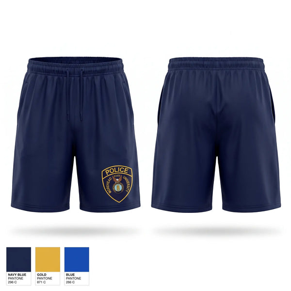 Athletic Shorts With Pockets, MSU Police, Police, Teamtime, Team time, sublimation, custom sports apparel, team uniforms, spirit wear, spiritwear, sports uniforms, custom shirts, team store, custom team store, fundraiser sports, apparel fundraiser