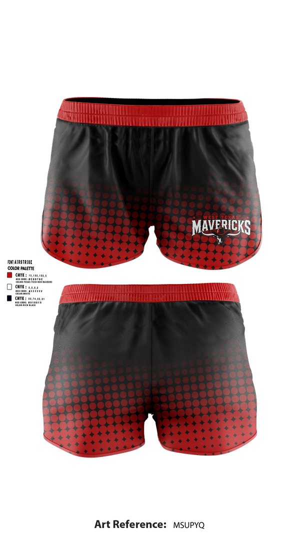 Womens Shorts, West Texas Mavericks, Baseball, Teamtime, Team time, sublimation, custom sports apparel, team uniforms, spirit wear, spiritwear, sports uniforms, custom shirts, team store, custom team store, fundraiser sports, apparel fundraiser
