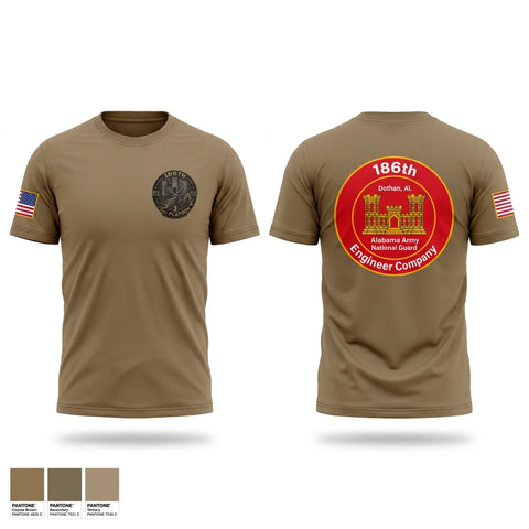 Old School Cotton Feel Shirt, 186 EN CO, National Guard, Teamtime, Team time, sublimation, custom sports apparel, team uniforms, spirit wear, spiritwear, sports uniforms, custom shirts, team store, custom team store, fundraiser sports, apparel fundraiser
