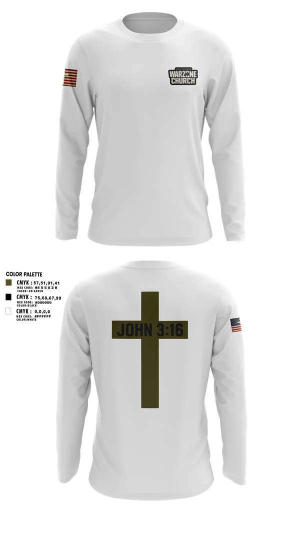 Long Sleeve Performance Shirt, Warzone Church, , Teamtime, Team time, sublimation, custom sports apparel, team uniforms, spirit wear, spiritwear, sports uniforms, custom shirts, team store, custom team store, fundraiser sports, apparel fundraiser