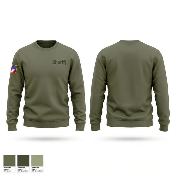 Crew Neck Sweatshirt, Sheriff, Police, Teamtime, Team time, sublimation, custom sports apparel, team uniforms, spirit wear, spiritwear, sports uniforms, custom shirts, team store, custom team store, fundraiser sports, apparel fundraiser