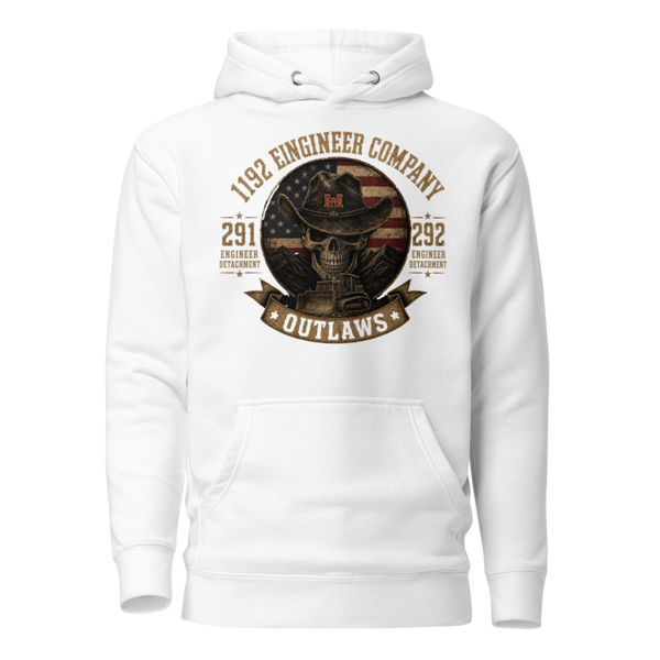 Unisex Hoodie - 1 - White