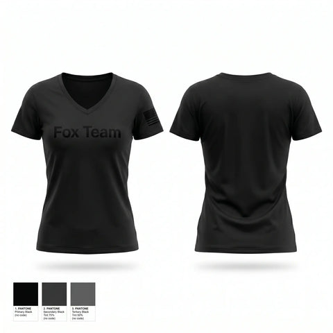 Womens Short Sleeve Vneck Shirt, Fox Team, Police, Teamtime, Team time, sublimation, custom sports apparel, team uniforms, spirit wear, spiritwear, sports uniforms, custom shirts, team store, custom team store, fundraiser sports, apparel fundraiser