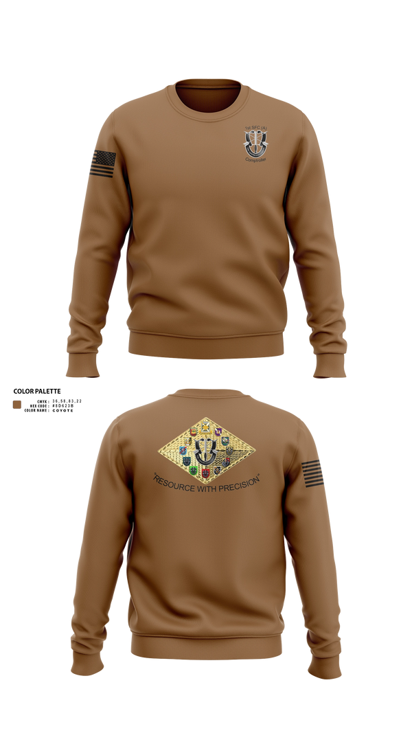 Crew Neck Sweatshirt, 1SFC Comptroller, Army, Teamtime, Team time, sublimation, custom sports apparel, team uniforms, spirit wear, spiritwear, sports uniforms, custom shirts, team store, custom team store, fundraiser sports, apparel fundraiser
