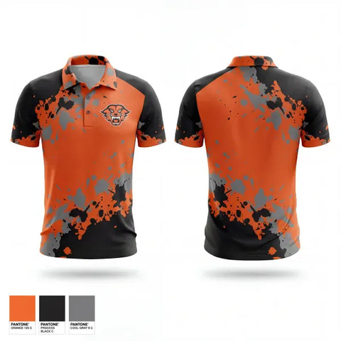 Short Sleeve Performance Polo, Bearcats, Men's Basketball, Teamtime, Team time, sublimation, custom sports apparel, team uniforms, spirit wear, spiritwear, sports uniforms, custom shirts, team store, custom team store, fundraiser sports, apparel fundraiser