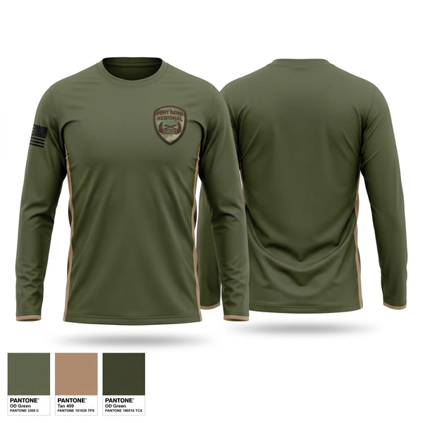 Long Sleeve Performance Shirt, East Fort Bend Regional SWAT, Police, Teamtime, Team time, sublimation, custom sports apparel, team uniforms, spirit wear, spiritwear, sports uniforms, custom shirts, team store, custom team store, fundraiser sports, apparel fundraiser