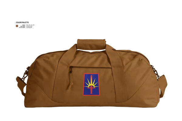 Duffle Bag, FSC 204th ENG BN, National Guard, Teamtime, Team time, sublimation, custom sports apparel, team uniforms, spirit wear, spiritwear, sports uniforms, custom shirts, team store, custom team store, fundraiser sports, apparel fundraiser
