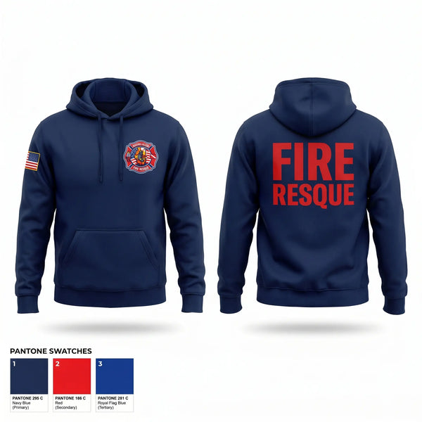 Hoodie, Lawrence-Allison Fire Protection District, Fire Department, Teamtime, Team time, sublimation, custom sports apparel, team uniforms, spirit wear, spiritwear, sports uniforms, custom shirts, team store, custom team store, fundraiser sports, apparel fundraiser