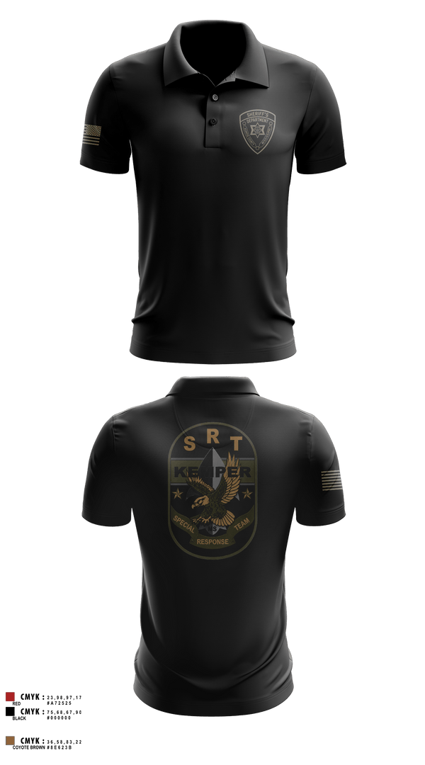 Short Sleeve Performance Polo, Kemper County Sheriff’s Office, Police, Teamtime, Team time, sublimation, custom sports apparel, team uniforms, spirit wear, spiritwear, sports uniforms, custom shirts, team store, custom team store, fundraiser sports, apparel fundraiser