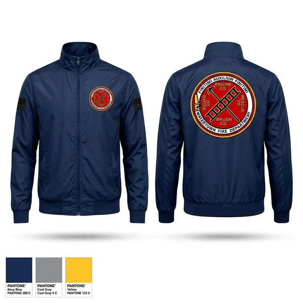 Windbreaker, Watertown, Fire Department, Teamtime, Team time, sublimation, custom sports apparel, team uniforms, spirit wear, spiritwear, sports uniforms, custom shirts, team store, custom team store, fundraiser sports, apparel fundraiser