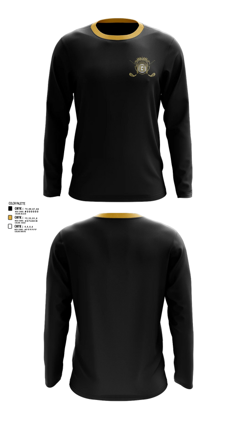 Long Sleeve Performance Shirt, Gaffney Indians, Golf, Teamtime, Team time, sublimation, custom sports apparel, team uniforms, spirit wear, spiritwear, sports uniforms, custom shirts, team store, custom team store, fundraiser sports, apparel fundraiser