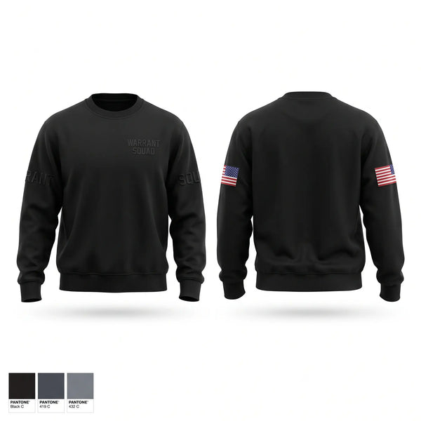 Crew Neck Sweatshirt, Warrant squad, Police, Teamtime, Team time, sublimation, custom sports apparel, team uniforms, spirit wear, spiritwear, sports uniforms, custom shirts, team store, custom team store, fundraiser sports, apparel fundraiser