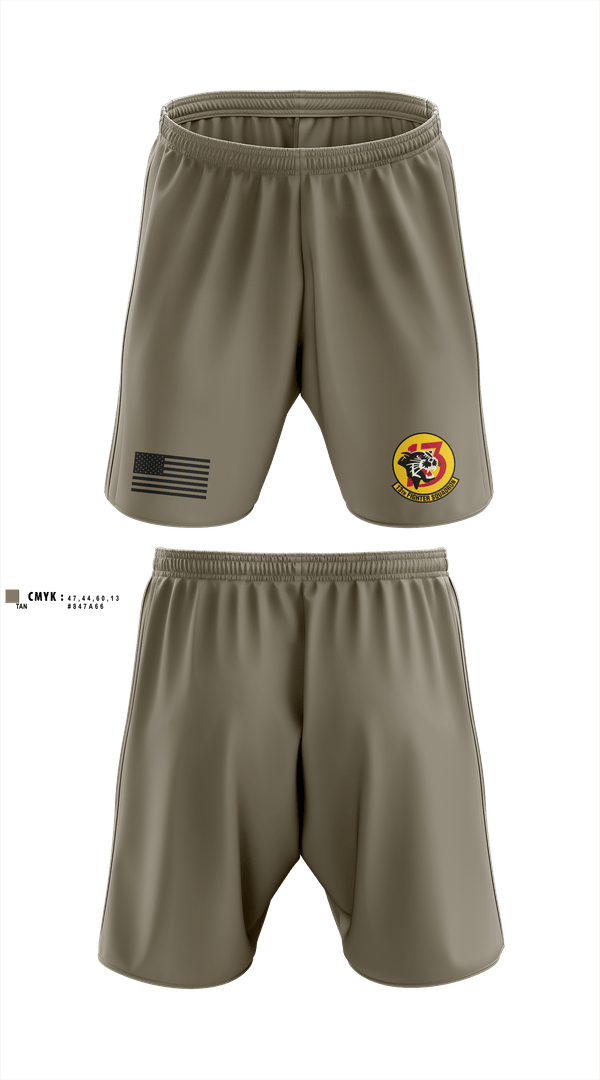 Athletic Shorts With Pockets, 13th Fighter Squadron, Air Force, Teamtime, Team time, sublimation, custom sports apparel, team uniforms, spirit wear, spiritwear, sports uniforms, custom shirts, team store, custom team store, fundraiser sports, apparel fundraiser