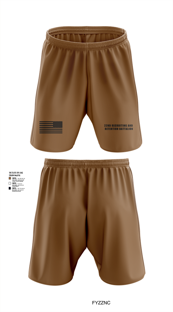 Athletic Shorts With Pockets, 22nd Recruiting and Retention Battalion, , Teamtime, Team time, sublimation, custom sports apparel, team uniforms, spirit wear, spiritwear, sports uniforms, custom shirts, team store, custom team store, fundraiser sports, apparel fundraiser
