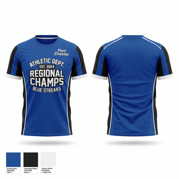 Short Sleeve Performance Shirt, Port Chester, Swimming, Teamtime, Team time, sublimation, custom sports apparel, team uniforms, spirit wear, spiritwear, sports uniforms, custom shirts, team store, custom team store, fundraiser sports, apparel fundraiser