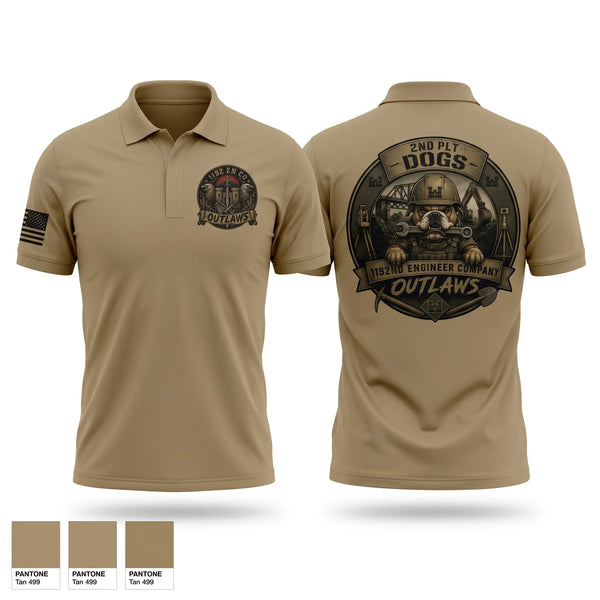 Short Sleeve Performance Polo, 1192 EN CO, Army, Teamtime, Team time, sublimation, custom sports apparel, team uniforms, spirit wear, spiritwear, sports uniforms, custom shirts, team store, custom team store, fundraiser sports, apparel fundraiser