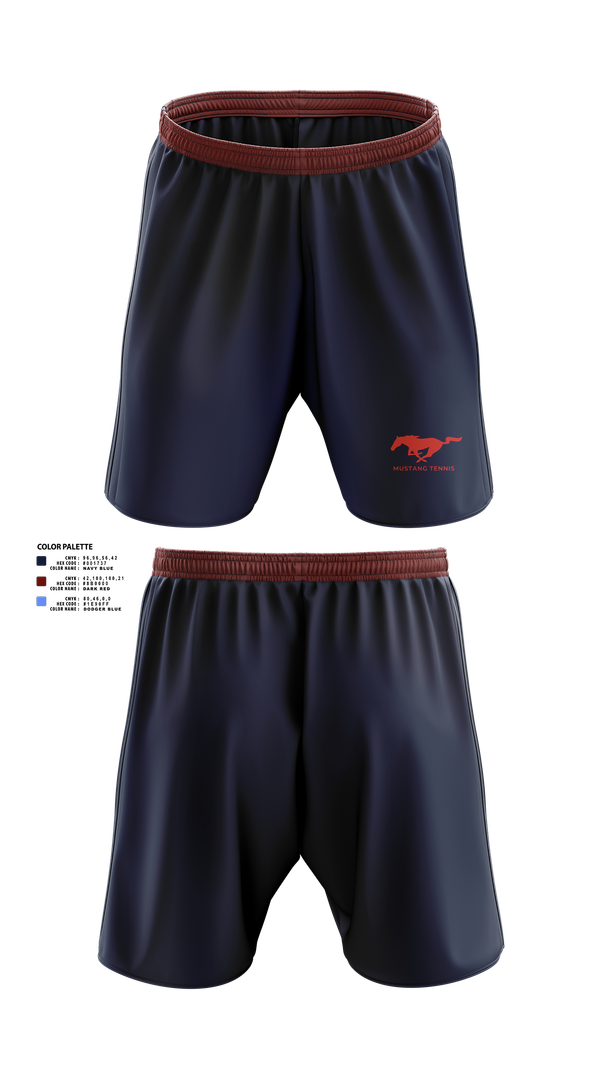 Athletic Shorts With Pockets, Tulare Western Mustangs, Tennis, Teamtime, Team time, sublimation, custom sports apparel, team uniforms, spirit wear, spiritwear, sports uniforms, custom shirts, team store, custom team store, fundraiser sports, apparel fundraiser