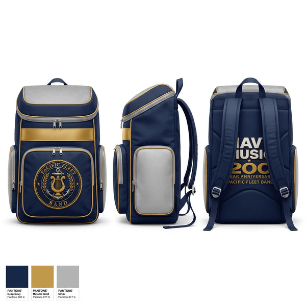 Gear Bag, Pacific Fleet Band, Navy, Teamtime, Team time, sublimation, custom sports apparel, team uniforms, spirit wear, spiritwear, sports uniforms, custom shirts, team store, custom team store, fundraiser sports, apparel fundraiser