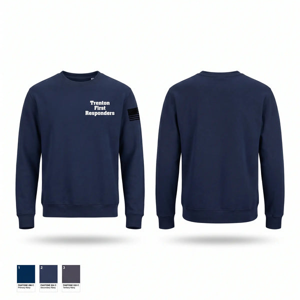 Crew Neck Sweatshirt, Trenton First Responders, EMS/EMT, Teamtime, Team time, sublimation, custom sports apparel, team uniforms, spirit wear, spiritwear, sports uniforms, custom shirts, team store, custom team store, fundraiser sports, apparel fundraiser