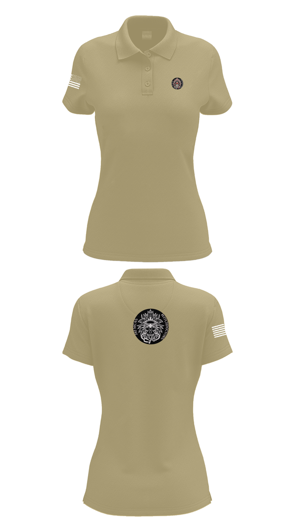 Womens Short Sleeve Performance Polo, , Army, Teamtime, Team time, sublimation, custom sports apparel, team uniforms, spirit wear, spiritwear, sports uniforms, custom shirts, team store, custom team store, fundraiser sports, apparel fundraiser
