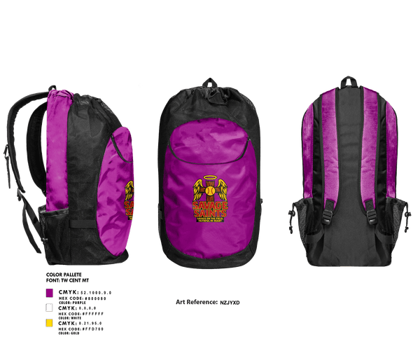 Gear Bag, SavageSaints, Softball, Teamtime, Team time, sublimation, custom sports apparel, team uniforms, spirit wear, spiritwear, sports uniforms, custom shirts, team store, custom team store, fundraiser sports, apparel fundraiser