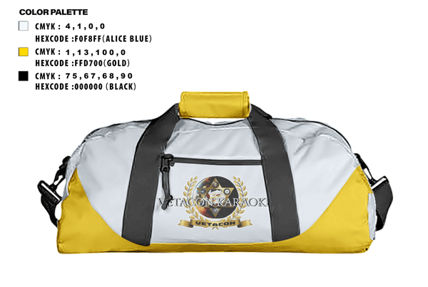 Duffle Bag, VetACon, , Teamtime, Team time, sublimation, custom sports apparel, team uniforms, spirit wear, spiritwear, sports uniforms, custom shirts, team store, custom team store, fundraiser sports, apparel fundraiser