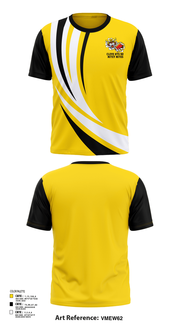 Short Sleeve Performance Shirt, Cleve hts 9U Mitey Mites, Football, Teamtime, Team time, sublimation, custom sports apparel, team uniforms, spirit wear, spiritwear, sports uniforms, custom shirts, team store, custom team store, fundraiser sports, apparel fundraiser