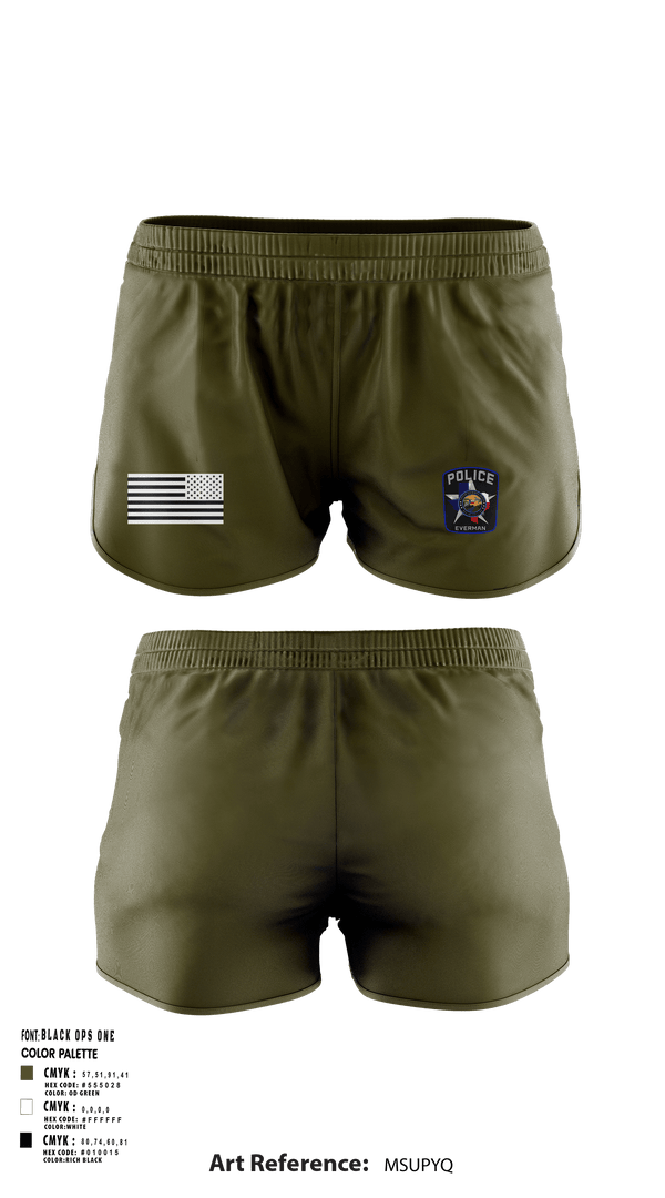 Women's Shorts, K9-Unit, Police, Teamtime, Team time, sublimation, custom sports apparel, team uniforms, spirit wear, spiritwear, sports uniforms, custom shirts, team store, custom team store, fundraiser sports, apparel fundraiser
