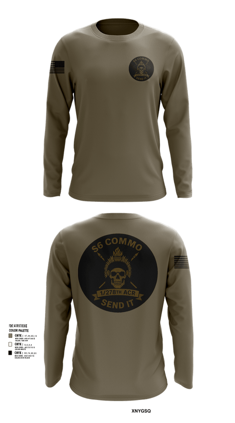Long Sleeve Performance Shirt, 1/278th ACR, , Teamtime, Team time, sublimation, custom sports apparel, team uniforms, spirit wear, spiritwear, sports uniforms, custom shirts, team store, custom team store, fundraiser sports, apparel fundraiser