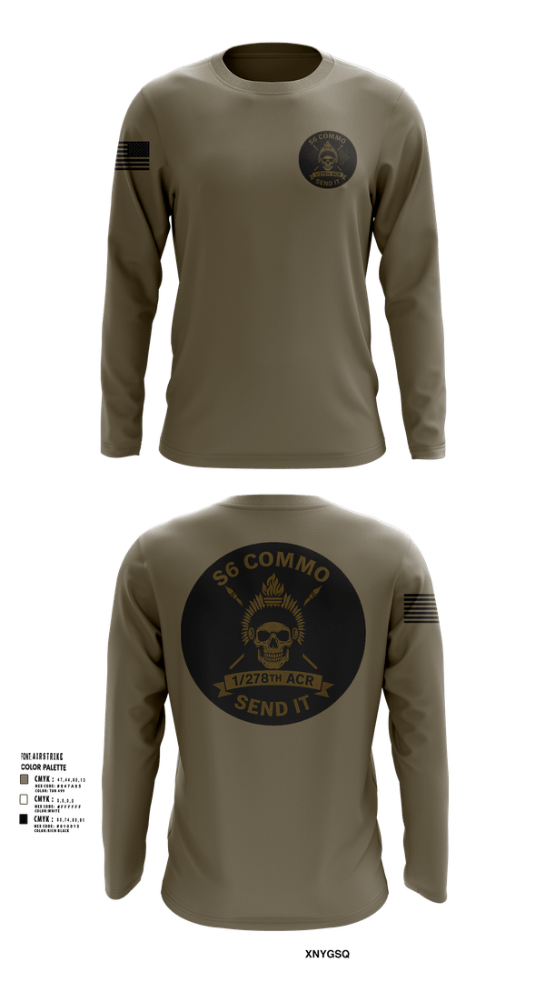 Long Sleeve Performance Shirt, 1/278th ACR, , Teamtime, Team time, sublimation, custom sports apparel, team uniforms, spirit wear, spiritwear, sports uniforms, custom shirts, team store, custom team store, fundraiser sports, apparel fundraiser