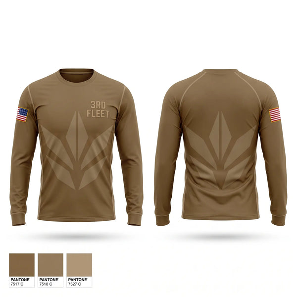 Long Sleeve Performance Shirt, 3rd Fleet, Navy, Teamtime, Team time, sublimation, custom sports apparel, team uniforms, spirit wear, spiritwear, sports uniforms, custom shirts, team store, custom team store, fundraiser sports, apparel fundraiser