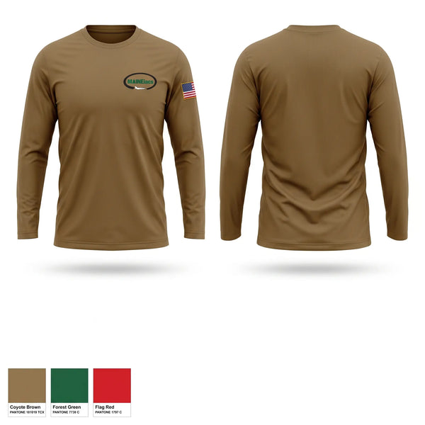 Long Sleeve Performance Shirt, 101st Air Refueling Wing, National Guard, Teamtime, Team time, sublimation, custom sports apparel, team uniforms, spirit wear, spiritwear, sports uniforms, custom shirts, team store, custom team store, fundraiser sports, apparel fundraiser
