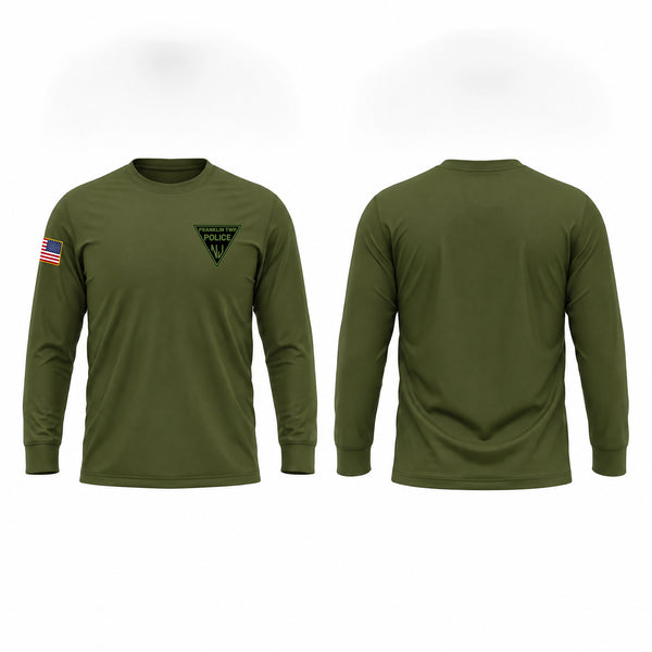 Long Sleeve Performance Shirt, Franklin Township Police Department, Police, Teamtime, Team time, sublimation, custom sports apparel, team uniforms, spirit wear, spiritwear, sports uniforms, custom shirts, team store, custom team store, fundraiser sports, apparel fundraiser