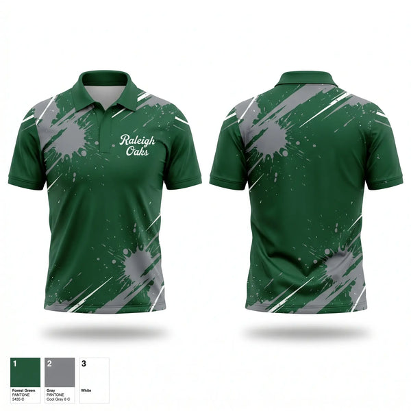 Short Sleeve Performance Polo, Raleigh Oaks, Baseball, Teamtime, Team time, sublimation, custom sports apparel, team uniforms, spirit wear, spiritwear, sports uniforms, custom shirts, team store, custom team store, fundraiser sports, apparel fundraiser
