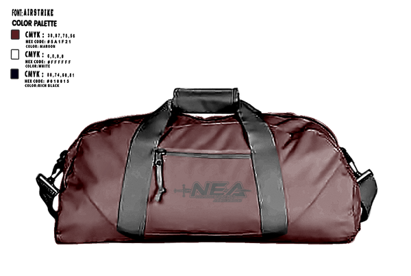 Duffle Bag, Northeastern Assassins, E-Sports, Teamtime, Team time, sublimation, custom sports apparel, team uniforms, spirit wear, spiritwear, sports uniforms, custom shirts, team store, custom team store, fundraiser sports, apparel fundraiser