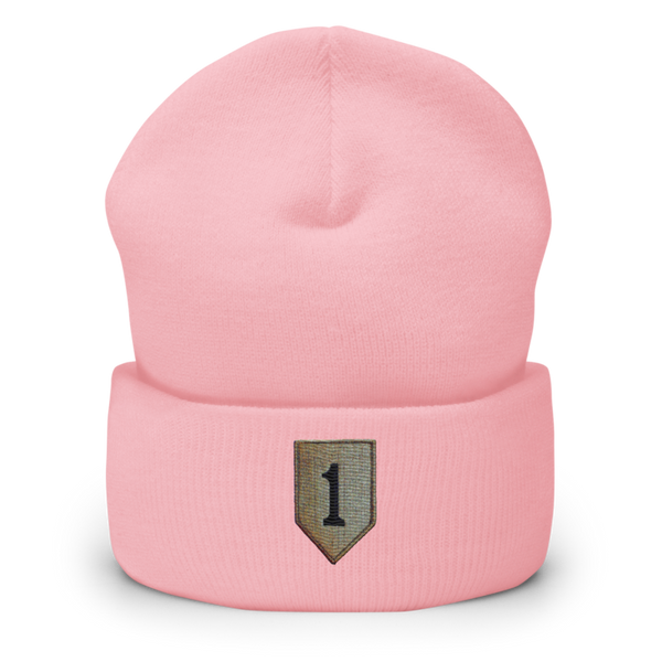 1st infantry division 88621490 Cuffed Beanie | Yupoong 1501KC