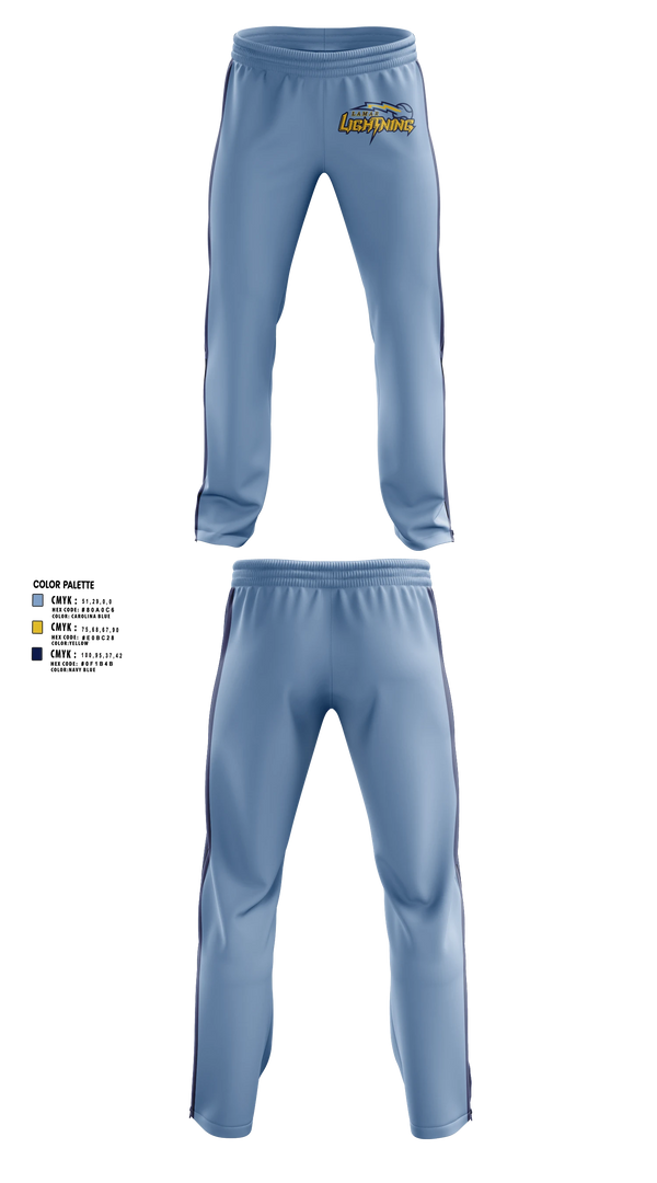 Sweatpants, Lamar Lightening, Baseball, Teamtime, Team time, sublimation, custom sports apparel, team uniforms, spirit wear, spiritwear, sports uniforms, custom shirts, team store, custom team store, fundraiser sports, apparel fundraiser